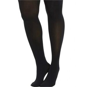 Torrid Microfiber Tights Womens 5/6 Black NEW Plus Size Opaque Hosiery Stretch